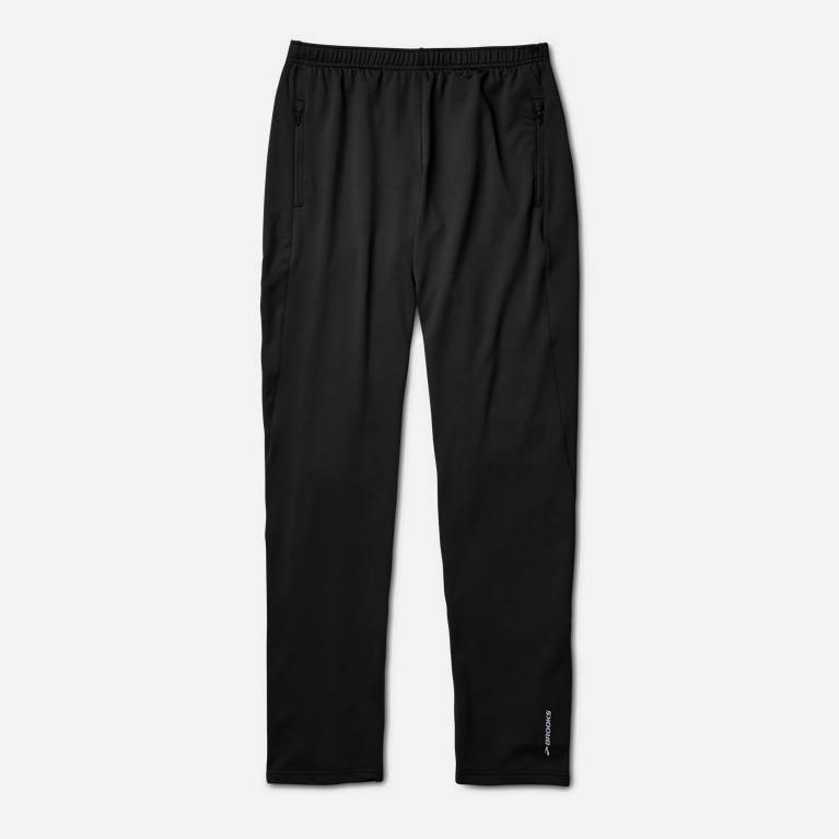 Brooks Spartan Hombre Pantalones - Negros (3164JYMNK)